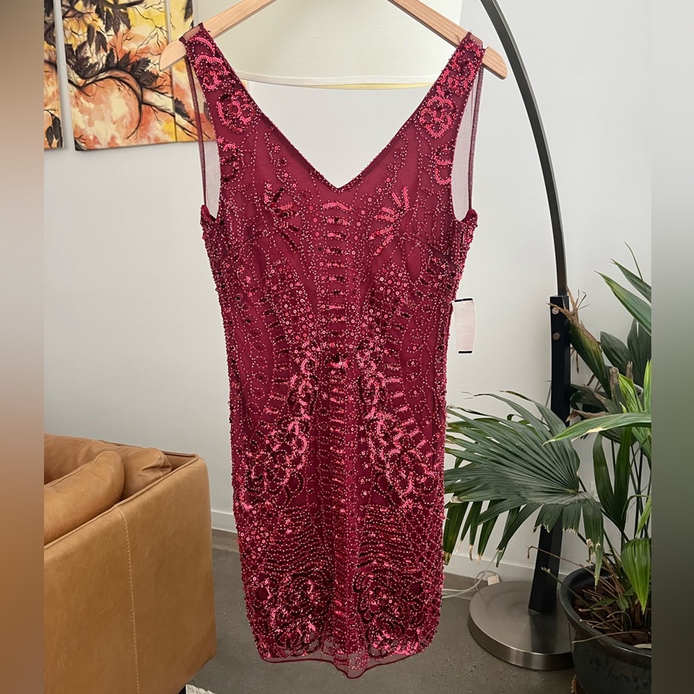 NWT Molly Bracken Sequinned Mini Dress